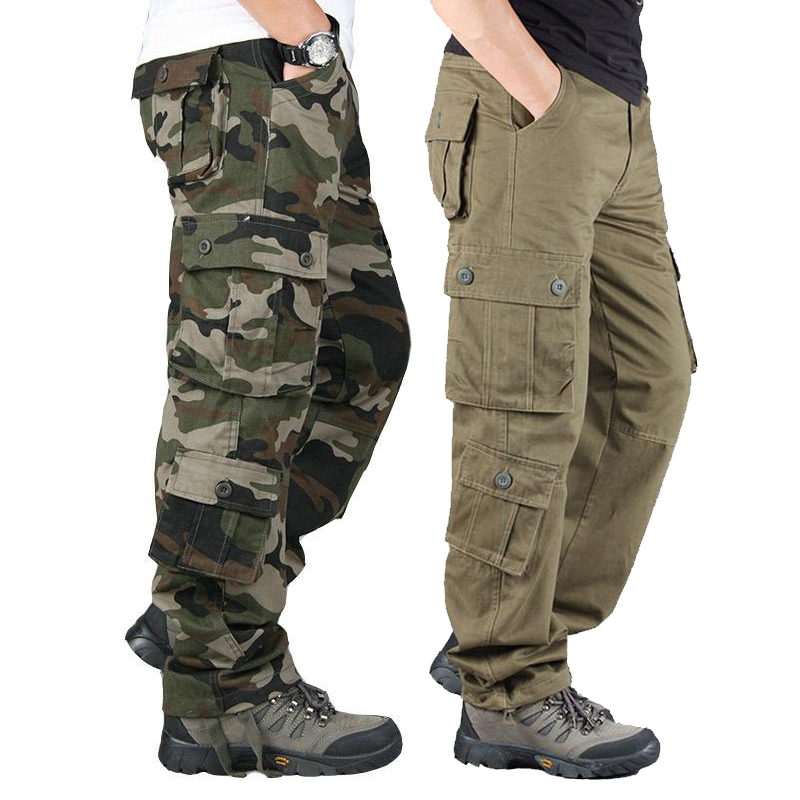 Outdoor Hunting Overalls - Celana Kargo Taktis Pria, Overall Kerja,