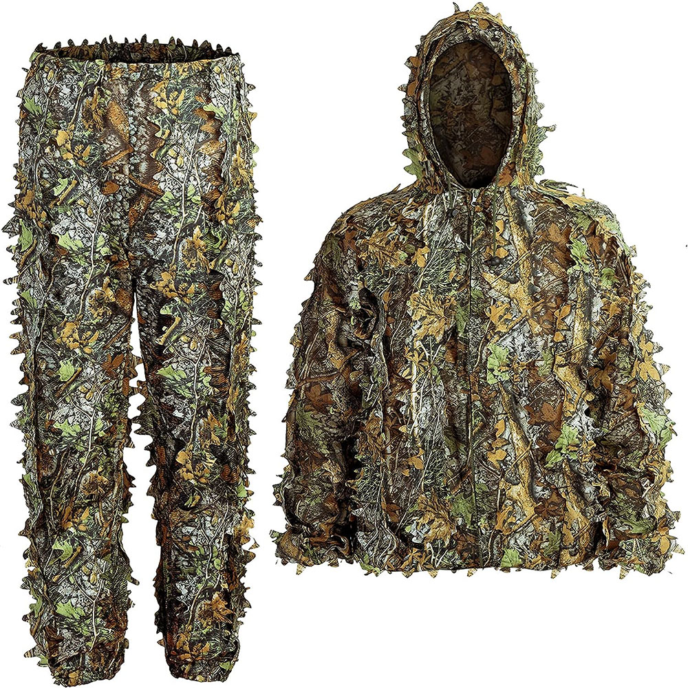 Ghillie Suit Woodland - Setelan Ghillie Pria Wanita Anak-anak 3D