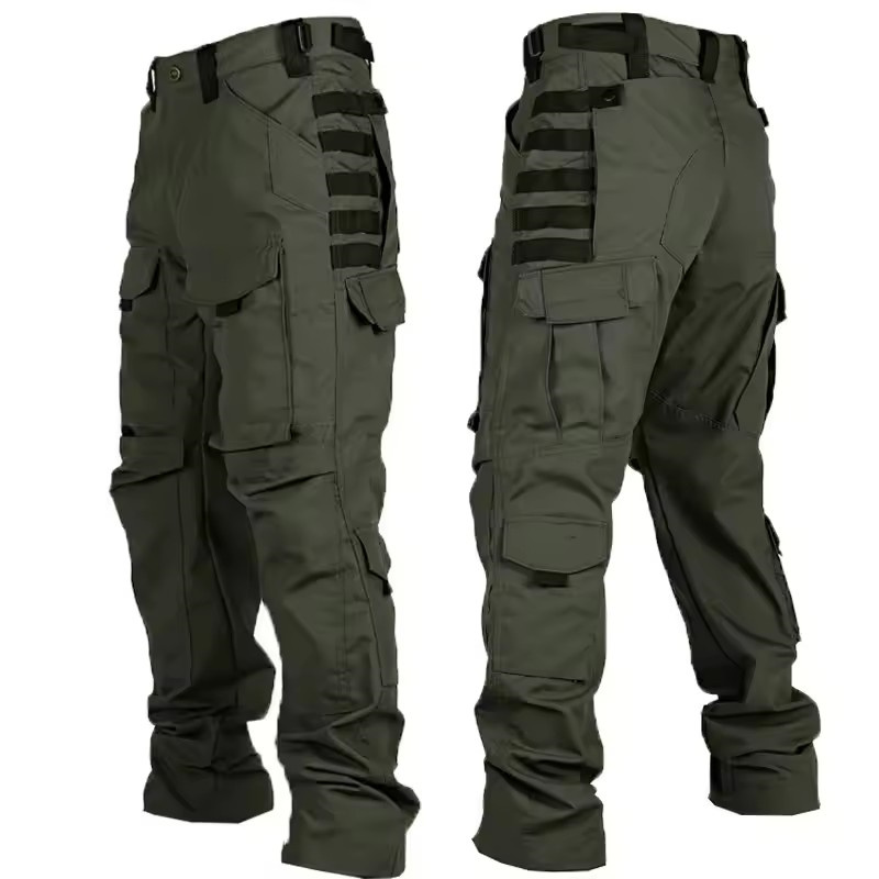 Outdoor Hunting Overalls - Celana taktis lapangan luar ruangan, multi-saku