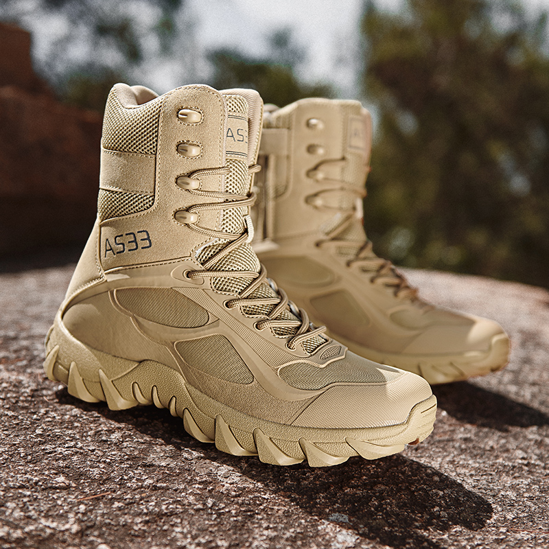 Hunting Outdoor Brand - Sepatu Bot Kulit Merek Kualitas Tinggi