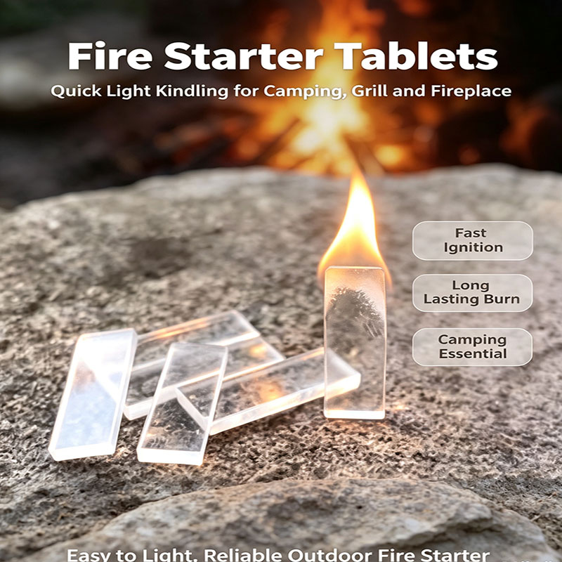 Fire Starter Waterproof - 100 Buah Kubus Pemantik Api Tahan