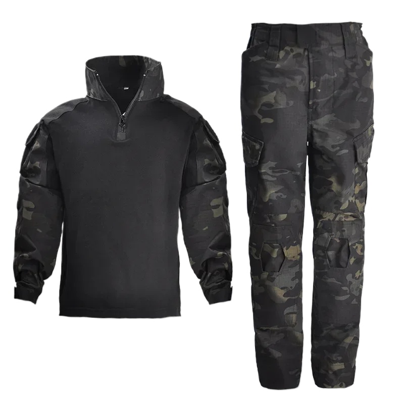 Camouflage Hunting Jacket - Seragam taktis anak-anak, setelan pakaian berburu