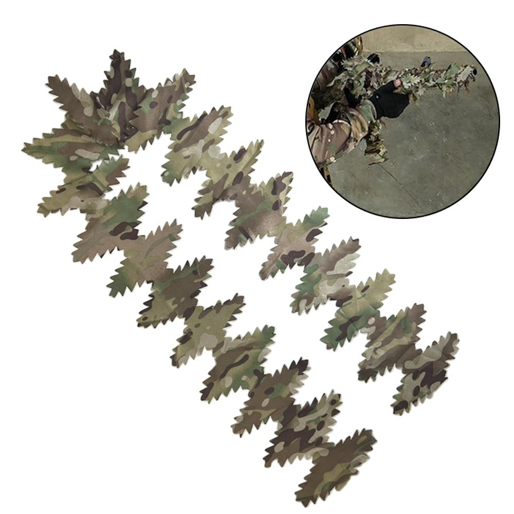 Ghillie Suit Woodland - 3D potongan Laser kamuflase Strip taktis