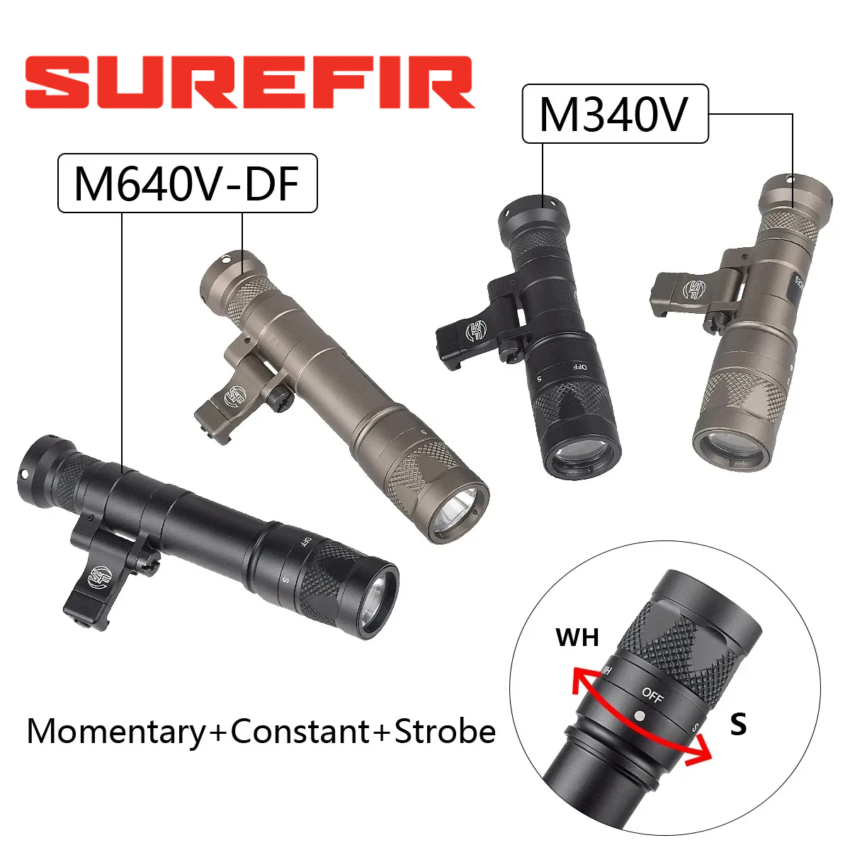 Hunting Outdoor Store - Senter Surefir M600 M340 DF M640