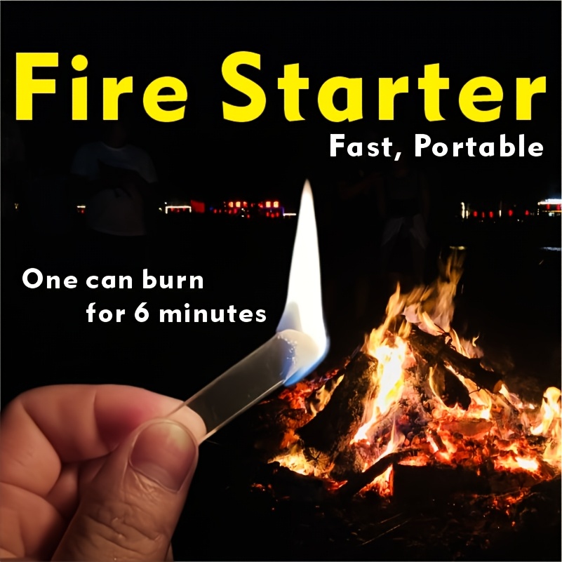 Fire Starter Waterproof - Tongkat Pemantik Api 60 Pcs Transparan