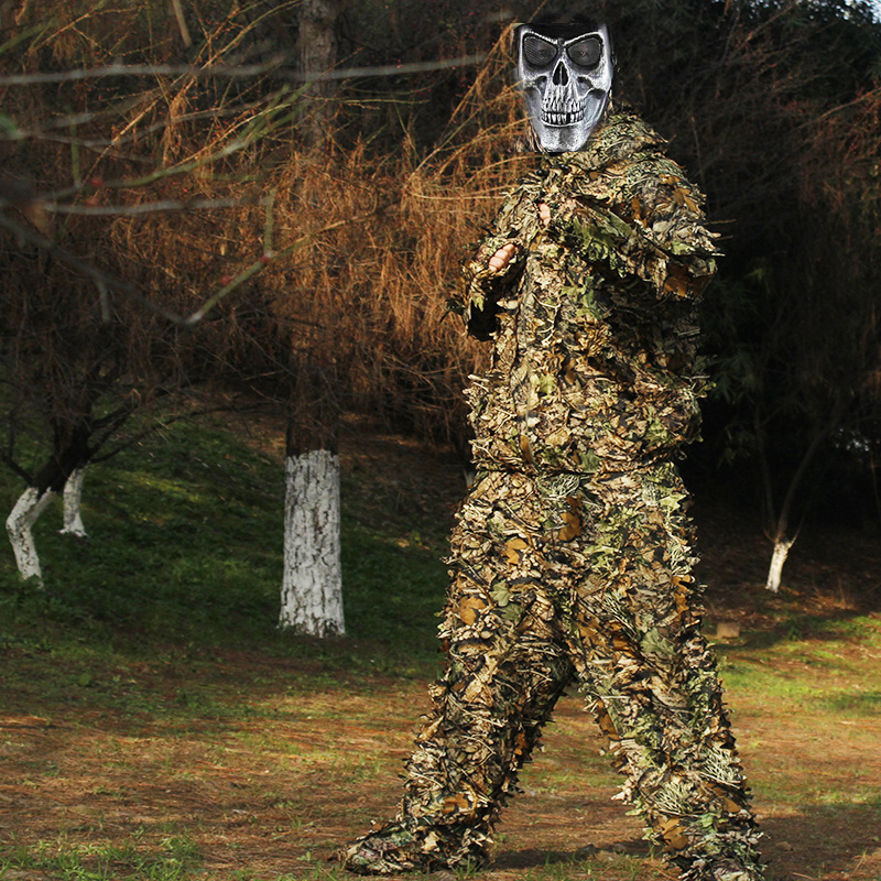 Sniper CS Bionic Kamuflase Pak - Ghillie Suit Woodland ulasan dan harga