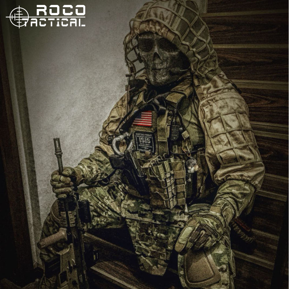 ROCOTACTICAL Militer Sniper Gh - Ghillie Suit Woodland ulasan dan harga