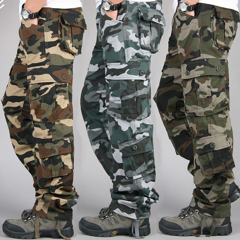 Celana Kargo Taktis Pria, Over - Outdoor Hunting Overalls ulasan dan harga