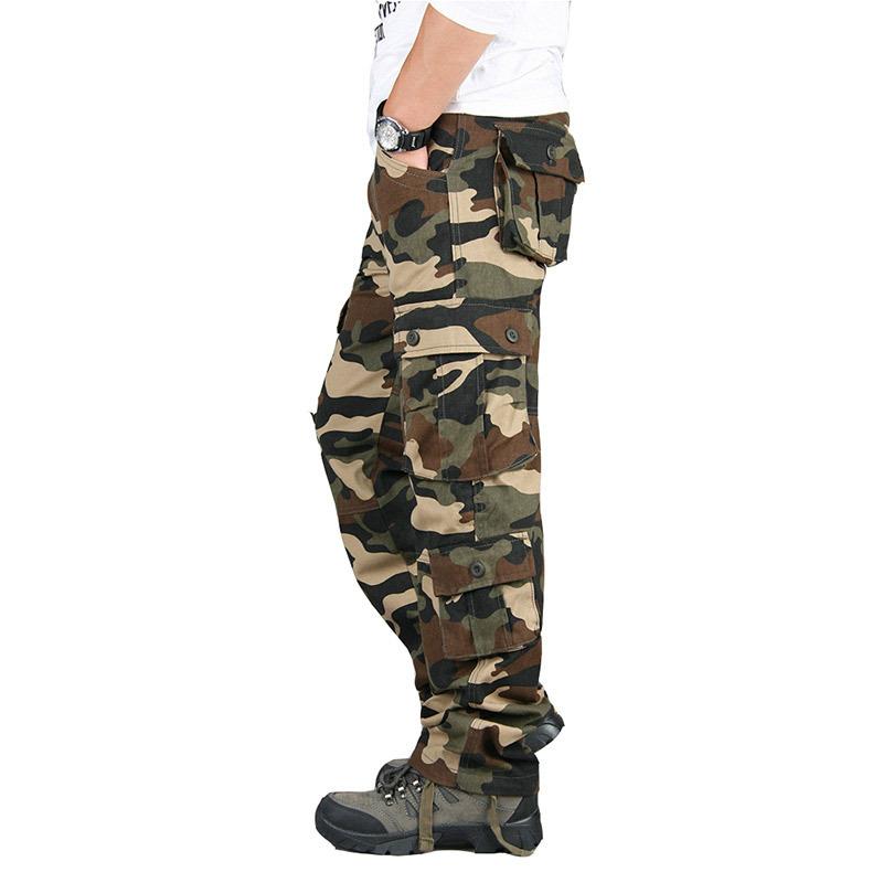 Celana Kargo Taktis Pria, Over - Outdoor Hunting Overalls ulasan dan harga