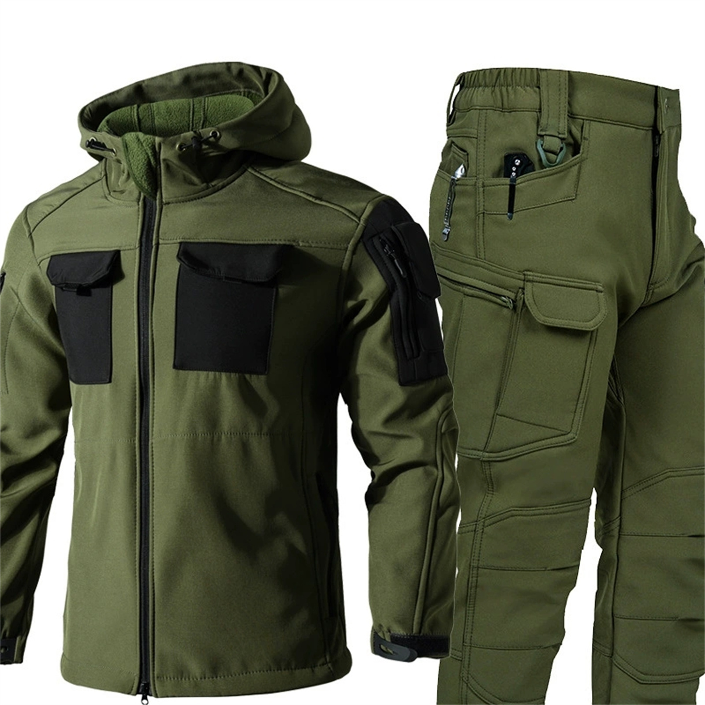 Jaket dan Celana Soft Shell Te - Camouflage Hunting Jacket ulasan dan harga