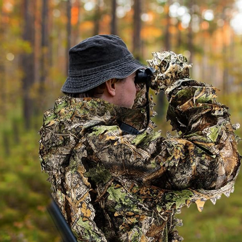 Pakaian berburu daun hutan rin - Ghillie Suit Woodland ulasan dan harga