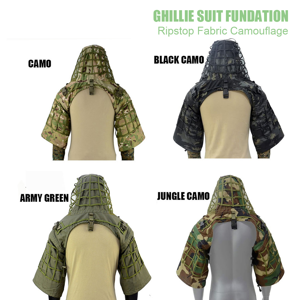 Ghillie Suit Foundation, Ghill - Ghillie Suit Woodland ulasan dan harga