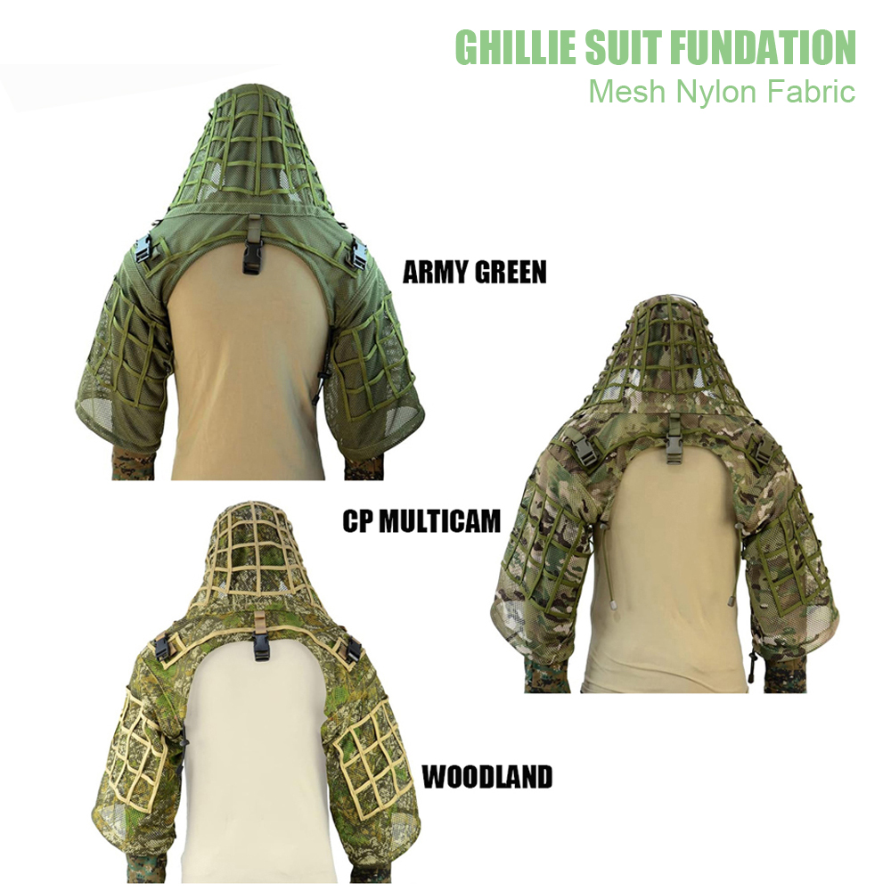 Ghillie Suit Foundation, Ghill - Ghillie Suit Woodland ulasan dan harga