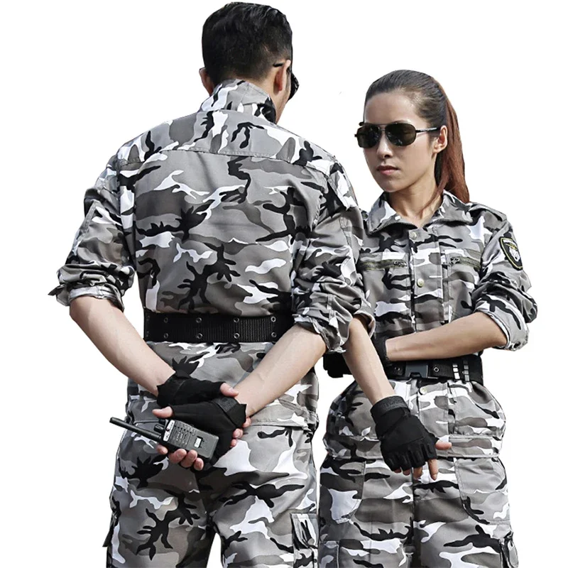 Setelan taktis kamuflase salju - Outdoor Hunting Overalls ulasan dan harga