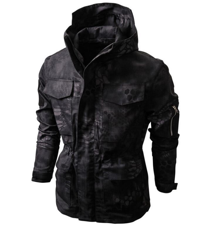 Jaket Taktis Kamuflase Musim D - Camouflage Hunting Jacket ulasan dan harga