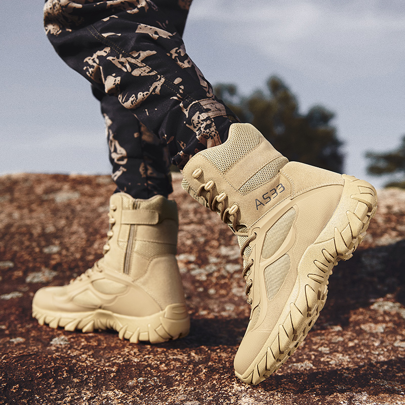 Sepatu Bot Taktis Pria Sepatu  - Hunting Outdoor Brand ulasan dan harga