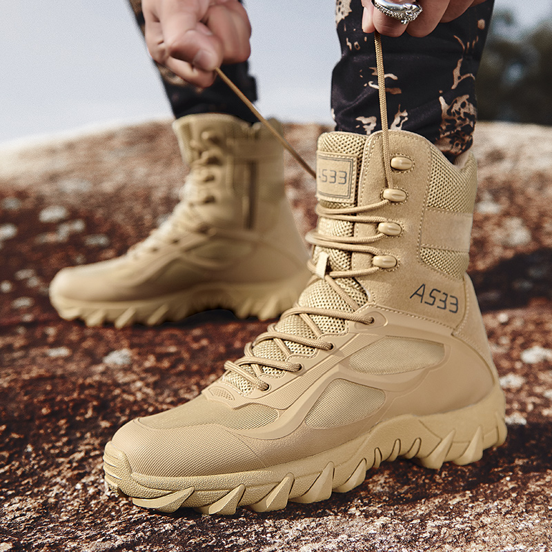 Sepatu Bot Taktis Pria Sepatu  - Hunting Outdoor Brand ulasan dan harga