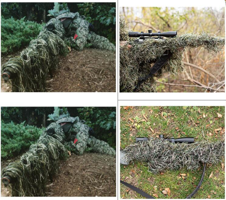 Jenis rumput berburu senapan b - Ghillie Suit Woodland ulasan dan harga