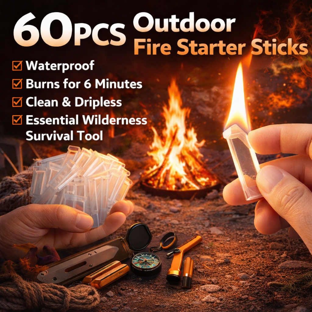 Tongkat Pemantik Api 60 Pcs Tr - Fire Starter Waterproof ulasan dan harga