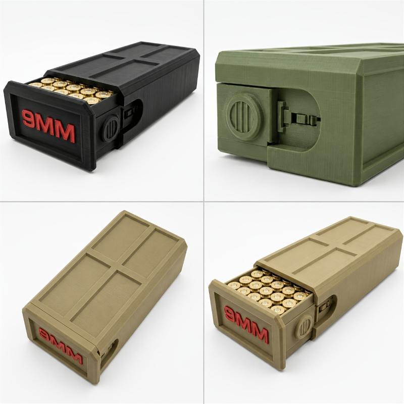 Kotak Penyimpanan 9mm Cetak 3D - Hunting Outdoor Store ulasan dan harga