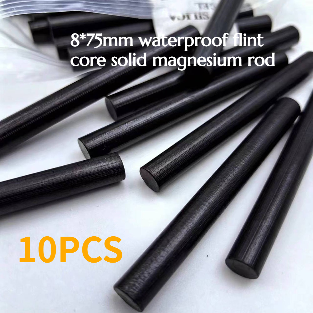 10 Buah 8*75Mm Batang Magnesiu - Fire Starter Waterproof ulasan dan harga