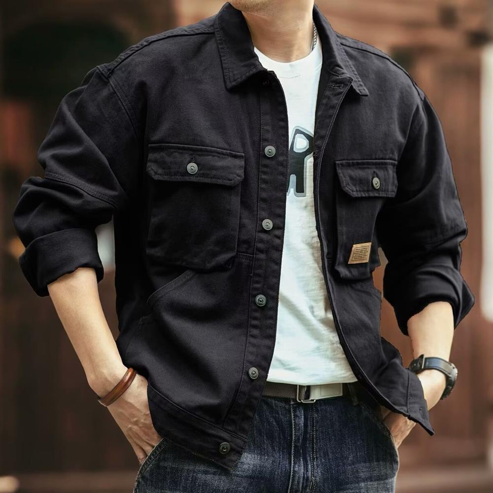 Jaket Denim Retro Amerika Pria - Hunting Outdoor Brand ulasan dan harga