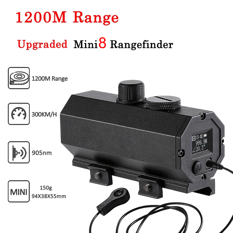 MINI8 Laser pengukur jarak 120 - Rangefinder Laser Hunting ulasan dan harga