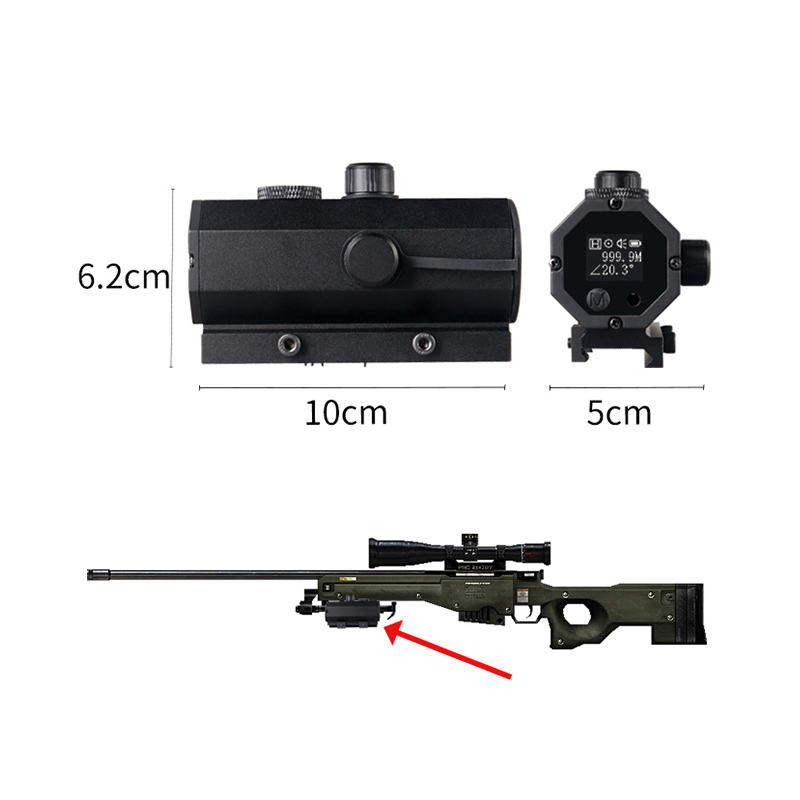 MINI8 Laser pengukur jarak 120 - Rangefinder Laser Hunting ulasan dan harga