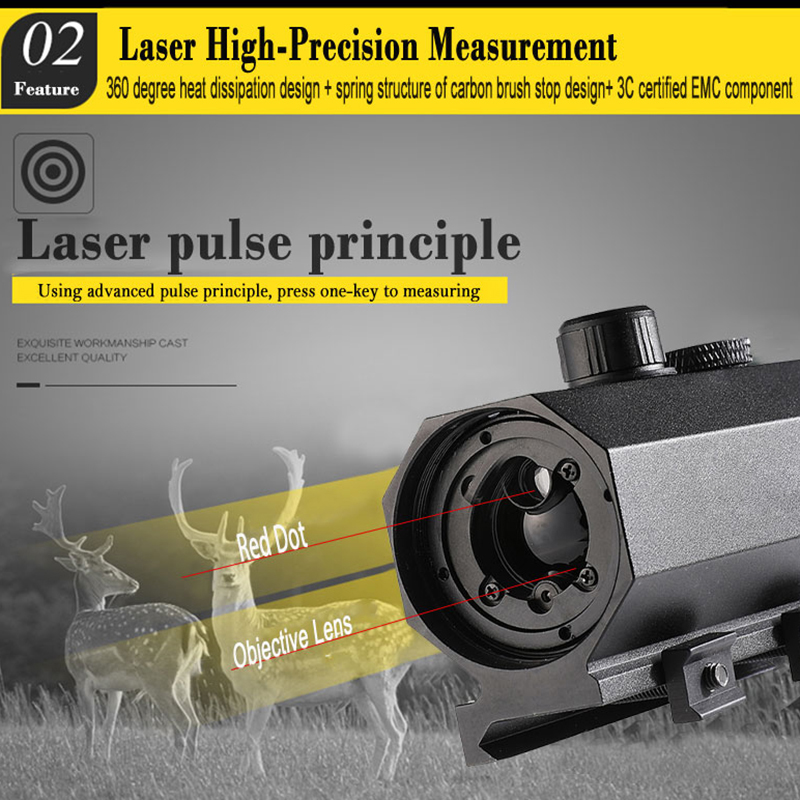 MINI8 Laser pengukur jarak 120 - Rangefinder Laser Hunting ulasan dan harga