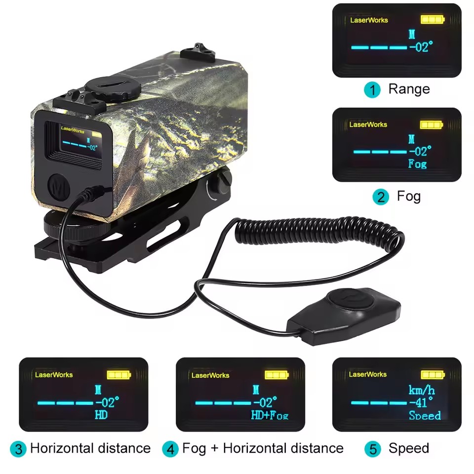 Pencari jarak otomatis Laser M - Rangefinder Laser Hunting ulasan dan harga