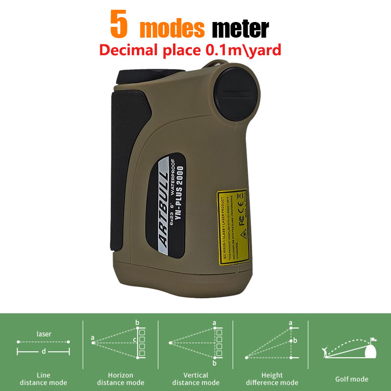 Pengukur Jarak Laser Monokuler - Rangefinder Laser Hunting ulasan dan harga