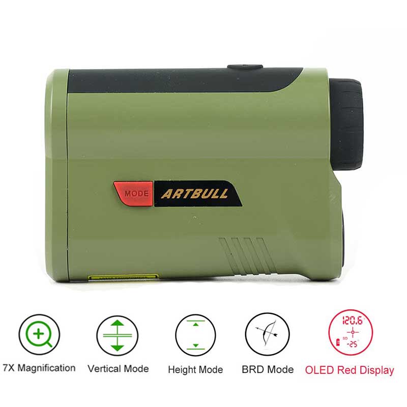 7x Amplifikasi OLED Layar Mera - Rangefinder Laser Hunting ulasan dan harga