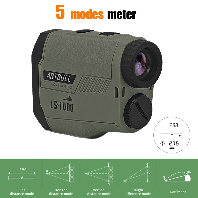 ARTBULL pengukur jarak Laser,  - Rangefinder Laser Hunting ulasan dan harga