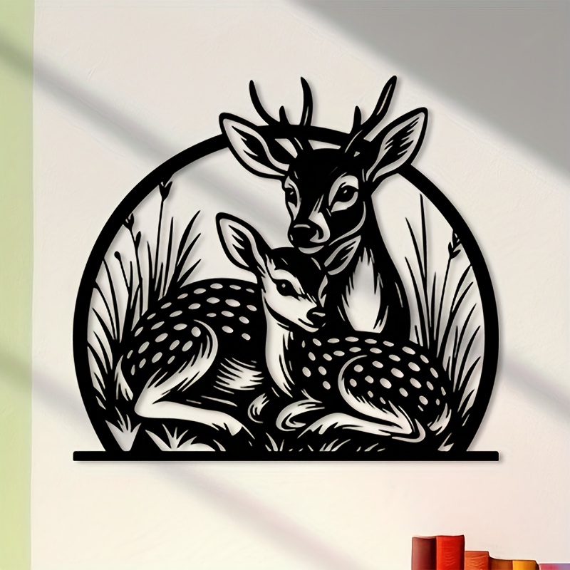Seni Dinding Rusa Besi Rustic  - Hunting Outdoor Brand ulasan dan harga