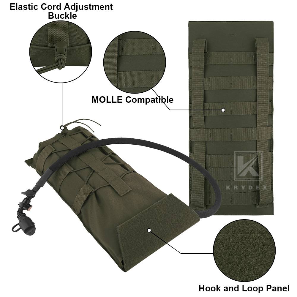 KRYDEX Taktis 3L Hidrasi Molle - Outdoor Hunting Packs ulasan dan harga