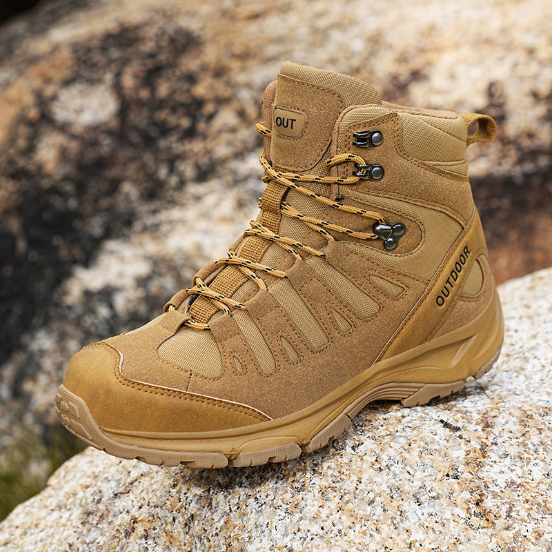 Sepatu Bot Kulit Pria Berkuali - Hunting Outdoor Brand ulasan dan harga